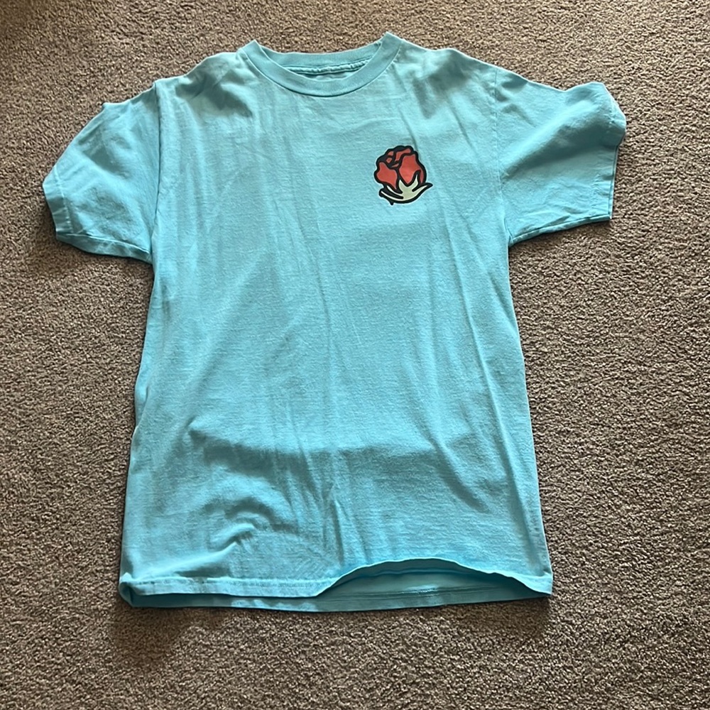blue rose shirt